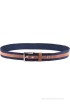 Bluth Men, Women Casual Blue Canvas Belt(Blue)